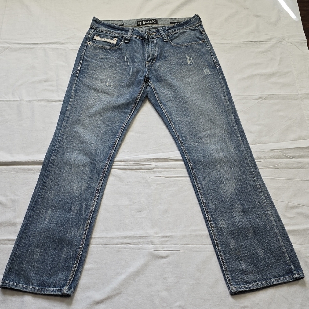 Black Brand Men's Bootcut Blue Jeans